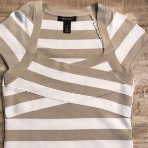 White House black market striped shirt!